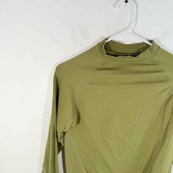 Halfdays Johnson Olive Green Long Sleeve Ski Snow Baselayer XL - Picture 6 of 12